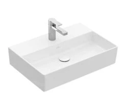 Villeroy & Boch Memento 2.0 - Möbelwaschtisch 500x420 Mm, Ohne Überlauf, Mit Hahnloch, Alpinweiß 4A225L01
