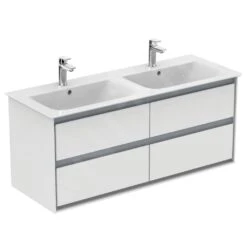 Ideal Standard Connect Air - Doppelwaschtisch, 1240x460 Mm, Mit Überlauf, Weiß E027301 -Villeroy & Boch Geschäft 07bad0165283e2bffc90f8d1