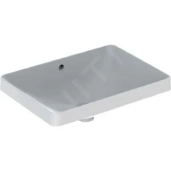 Geberit VariForm - Einbauwaschbecken 550x400 Mm, Mit Überlauf, Weiß 500.736.01.2