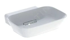 Geberit ONE - Möbelwaschtisch 500x425x154 Mm, Verdeckter Überlauf, Ohne Hahnloch, Waagerechter Abgang, KeraTect, Weiß 505.050.00.1