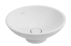 Villeroy & Boch Loop&Friends - Unterbauwaschtish, Ohne Hahnloch, Durchschnitt 380 Mm, Weiß, Mit Überlauf 51440001