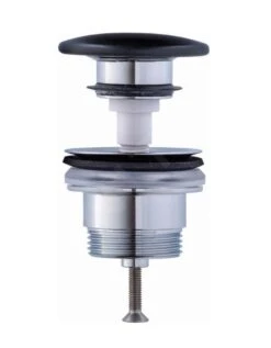 Duravit Zubehör - Ablaufgarnitur Push-Open, Verschließbar, 1 1/4, Anthrazit Matt 0050791300