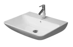 Duravit ME By Starck - Waschbecken 650x490 Mm, 1 Hahnloch, WonderGliss, Weiß Matt 23356532001