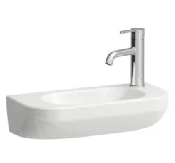 Laufen Lua - Handwaschbecken 50x23 Cm, Ohne Überlauf, Hahnloch Rechts, Weiß H8150820001141
