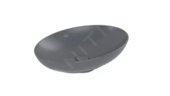 Villeroy & Boch Loop&Friends - Aufsatzwaschtisch, 560x380 Mm, Mit Überlauf, CeramicPlus, Graphite 4A4700i4