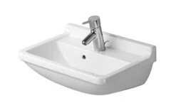Duravit Starck 3 - Waschbecken 500x360 Mm, 1 Hahnloch, Weiß 0300500000