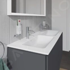 Duravit ME By Starck - Möbel-Doppelwaschtisch 1300x490 Mm, Mit 2 Hahnlöcher, S WonderGliss, Alpinweiß 23361300001 -Villeroy & Boch Geschäft 2c7528c46ac358e94bcd01f5 1