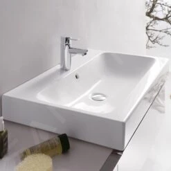 Geberit ICon - Waschtisch 750x485 Mm, Mit Hahnloch Und Überlauf, Mit KeraTect, Weiß 124575600 -Villeroy & Boch Geschäft 313f2b31d09095ce04ea6aff