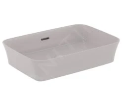 Ideal Standard Ipalyss - Aufsatzwaschbecken, 550x380 Mm, Mit Überlauf, Concrete E2078V9