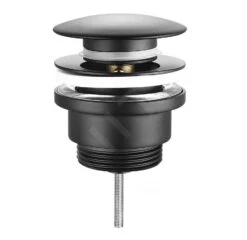 Sapho Zubehör - Ablaufgarnitur Für Waschtisch, Click-Clack, Schwarz CV1002B