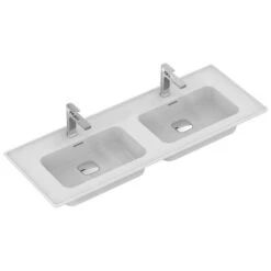 Ideal Standard Strada II - Doppelwaschtischunterschrank 1240x460 Mm, 2 Hahnlöcher, Mit Ideal Plus, Weiß T3005MA -Villeroy & Boch Geschäft 4340e64a6ea866a075e5f779 1