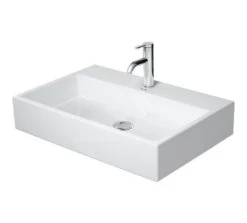 Duravit Vero Air - Waschbecken 700x470 Mm, Ohne Überlauf,mit Hahnloch, WonderGliss, Weiß 23507000411