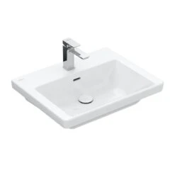 Villeroy & Boch Subway 3.0 - Waschbecken 600x470 Mm, Mit Überlauf, Mit Hahnloch, Alpinweiß 4A706001