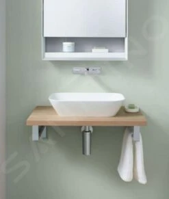 Geberit ONE - Möbelwaschtisch 500x425x154 Mm, Verdeckter Überlauf, Ohne Hahnloch, Waagerechter Abgang, KeraTect, Weiß 505.050.00.1 -Villeroy & Boch Geschäft 543ad41032f5405503470de8