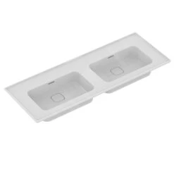 Ideal Standard Strada II - Doppelwaschtischunterschrank 1240x460 Mm, Ohne Hahnloch, Weiß T363601