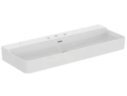 Ideal Standard Conca Ceram - Waschtisch 1200x450 Mm, Mit Überlauf, 3 Hahnlöcher, Weiß T380401