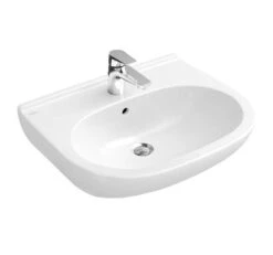 Villeroy & Boch O.novo - Waschbecken 650x510 Mm, Mit Überlauf, Mit Hahnloch, CeramicPlus, Alpinweiß 516065R1