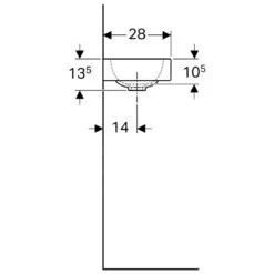 Geberit ICon - Handwaschbecken, Ohne Überlauf, Mit Hahnloch Links, 380x280 Mm, Weiß 124836000 -Villeroy & Boch Geschäft 6137aabc659adff4d144156b