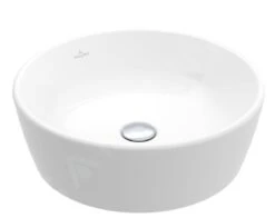Villeroy & Boch Architectura - Aufsatzwaschbecken, Durchmesser 450 Mm, Mit Überlauf, Alpinweiß 5A254501