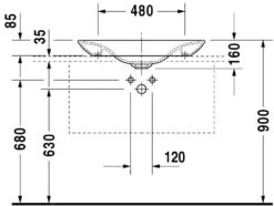 Duravit Puravida - Waschbecken Ohne Hahnloch Ohne Überlauf, 700 Mm X 465mm, Weiß 0369700000 -Villeroy & Boch Geschäft 73e67851a798138de2f57462