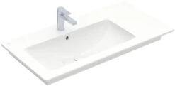Villeroy & Boch Venticello - Möbelwaschtisch 1000x500 Mm, Mit Überlauf, Mit Hahnloch, Alpinweiß 4134L101
