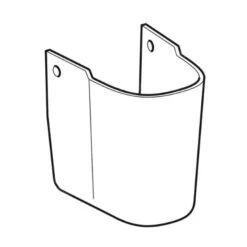 Geberit Smyle - Halbsäule Für Waschbecken, Weiß 500.576.01.1 -Villeroy & Boch Geschäft 7bfd644dac5771b8ec6c4439