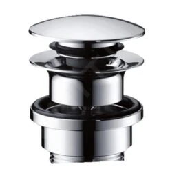 Hansgrohe Ablaufgarnituren - Ablaufgarnitur Push-Open Für Waschtisch- Und Bidetarmaturen, Verchromt 50100000