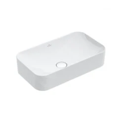 Villeroy & Boch Finion - Aufsatzwaschbecken Ohne Überlauf, 600x350 Mm, CeramicPlus, Alpinweiß 414361R1