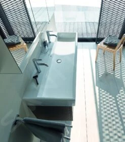 Duravit Vero Air - Doppelwaschtisch 1200x470 Mm, Mit Überlauf, Mit Hahnlöchern, WonderGliss, Weiß 23501200241 -Villeroy & Boch Geschäft 957d6337fde66a05f4e0b5d3 1