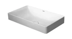 Duravit DuraSquare - Waschtischschale 600x335 Mm, DuraCeram, Mit WonderGliss, Alpinweiß 23556000001