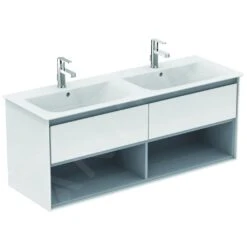 Ideal Standard Connect Air - Möbel-Doppelwaschtisch, 1340x160x460 Mm, Ideal Plus, Weiß E0272MA -Villeroy & Boch Geschäft a4841eacf4662d67d3e83fb9