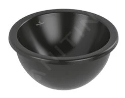 Villeroy & Boch Loop&Friends - Unterbauwaschbecken, Durchmesser 380 Mm, Mit Überlauf, CeramicPlus, Alpinweiß 4A5200S5