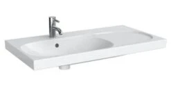 Geberit Acanto - Waschtisch 900x482 Mm, Mit Hahnloch Und Überlauf, Mit Ablagefläche Rechts, Mit KeraTect, Weiß 500.625.01.8 -Villeroy & Boch Geschäft aab056a36fef2a9470536d17