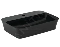 Ideal Standard Ipalyss - Aufsatzwaschbecken 550x380 Mm, Mit Überlauf, Hahnloch, Weiß Glänzend E2077V2