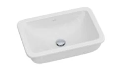 Villeroy & Boch Loop&Friends - Unterbauwaschtisch 450x280 Mm, Ohne Überlauf, Ohne Hahnloch, Mit CeramicPlus, Alpinweiß 616311R1