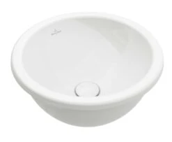 Villeroy & Boch Loop&Friends - Einbauwaschbecken, Durchmesser 450 Mm, Ohne Überlauf, Alpinweiß 4A600101