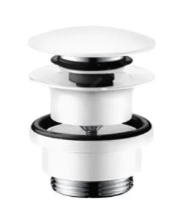 Hansgrohe Ablaufgarnituren - Ablaufgarnitur Push-Open Für Waschtisch- Und Bidetarmaturen, Weißmatt 50100700