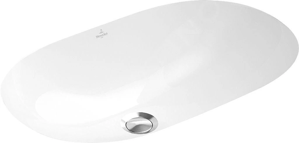 Villeroy & Boch O.novo - Unterbauwaschtish, Ohne Hahnloch, Mit Überlauf, 530 Mm X 320 Mm, Weiß, Mit Ceramicplus 416250R1 1 Villeroy & Boch O.novo - Unterbauwaschtish, Ohne Hahnloch, Mit Überlauf, 530 Mm X 320 Mm, Weiß, Mit Ceramicplus 416250R1