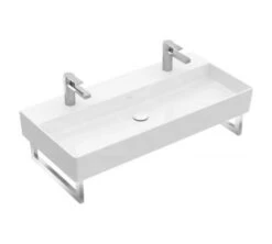 Villeroy & Boch Memento 2.0 - Doppelwaschbecken 1200x470 Mm, Mit Überlauf, 2 Hahnlöchern, Alpinweiß 4A22C401 -Villeroy & Boch Geschäft c4c5443063f2188dbb40855d 6
