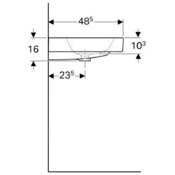Geberit ICon - Waschtisch, 1200x485 Mm, Weiß 124020000 -Villeroy & Boch Geschäft cf5e0b66aa70ee5ce7e9860e 1