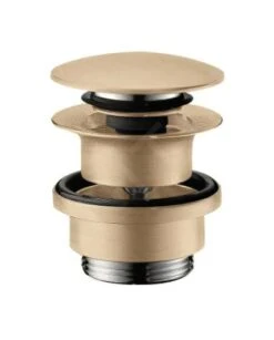 Hansgrohe Ablaufgarnituren - Ablaufgarnitur Push-Open Für Waschtisch- Und Bidetarmaturen, Bronze Gebürstet 50100140