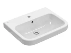 Villeroy & Boch Architectura - Möbelwaschtisch 600x420 Mm, Mit Überlauf, Mit Hahnloch, CeramicPlus, Alpinweiß 41886GR1