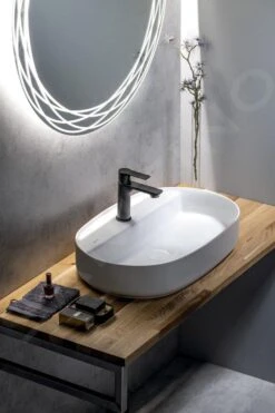 Sapho Isvea - Aufsatzwaschtisch 60x40 Cm, Hahnloch, Weiß Matt 10NF65060-2L -Villeroy & Boch Geschäft d2d3f3ee1a6c2ca47290d1c9