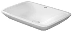 Duravit Puravida - Waschbecken Ohne Hahnloch Ohne Überlauf, 700 Mm X 465mm, Weiß 0369700000