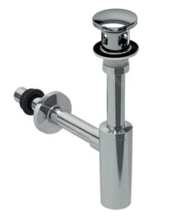 Geberit Zubehör - Design Siphon Mit Ablauf, Verchromt 151.021.21.1