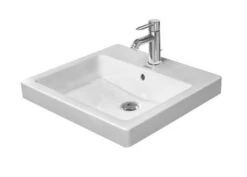 Duravit Vero - Aufsatzwaschtisch, 500x465 Mm, Mit 1 Hahnloch, Alpinweiß 0315500000