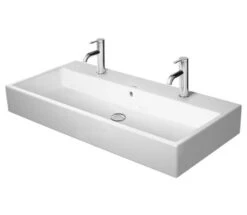 Duravit Vero Air - Doppelwaschtisch 1000x470 Mm,mit Überlauf, Mit Hahnlöchern, Weiß 2350100026