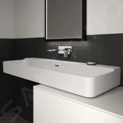 Ideal Standard Conca Ceram - Aufsatzwaschtisch 1200x450 Mm, Mit Überlauf, Ohne Hahnloch, Weiß T384101 -Villeroy & Boch Geschäft de34fac73b632908bd0e3939