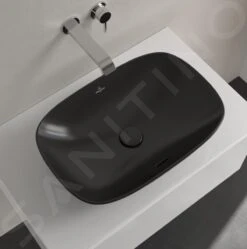 Villeroy & Boch Loop&Friends - Aufsatzwaschtisch, 620x420 Mm, Mit Überlauf, CeramicPlus, Ebony 4A5000S5 -Villeroy & Boch Geschäft ec681e1be3eae284cb2dd372