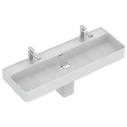 Ideal Standard Strada II - Waschbecken 1200x430 Mm, Mit 2 Hahnlöcher, Ideal Plus, Weiß T3595MA -Villeroy & Boch Geschäft eca4e1e151a3aeaace4afdc7 1